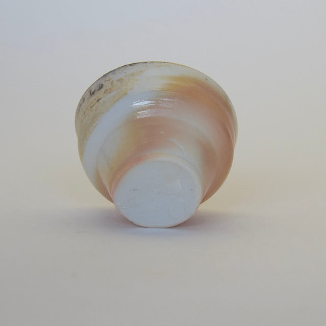 中里隆　スケルツコー焼き〆ぐい呑み【盃】【酒器】843