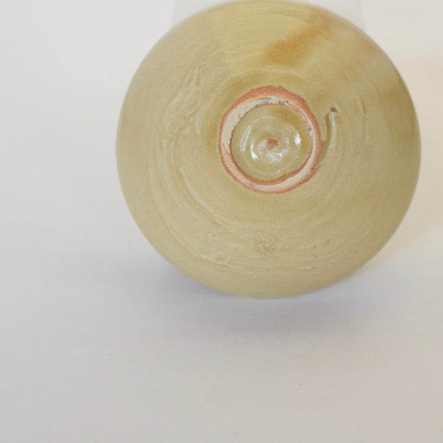 中里隆　倚山窯　黄釉ぐい呑み【酒器】【盃】963