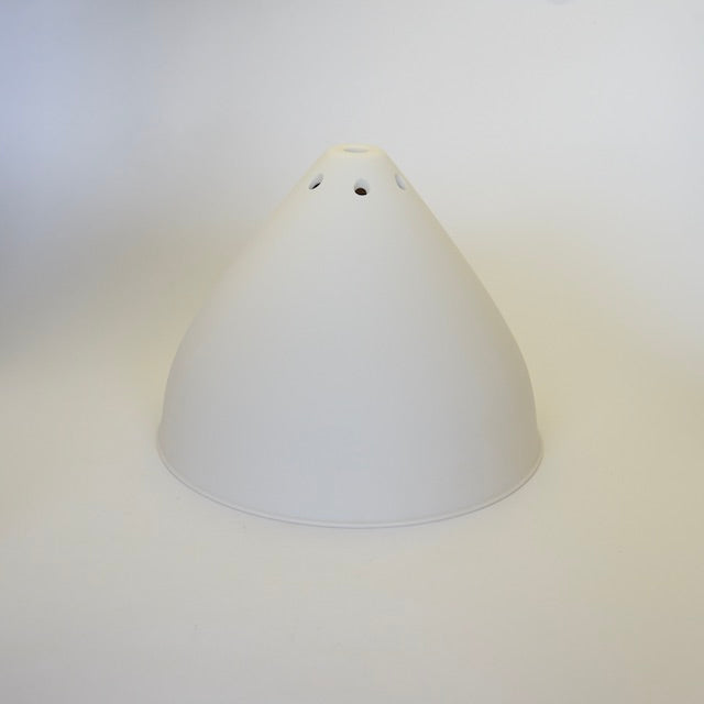 中里隆 ランプシェード ラッパ型 | 白磁