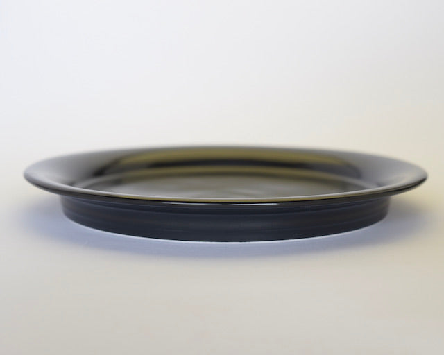 中里隆　日常のうつわ　25cm プレート　黒釉