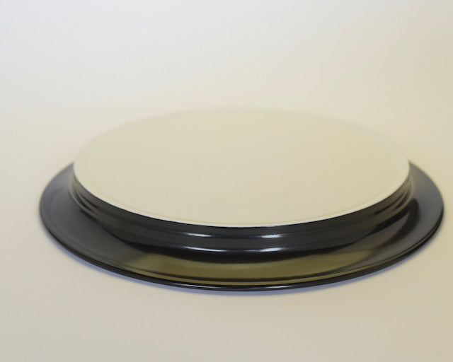 中里隆　日常のうつわ　25cm プレート　黒釉